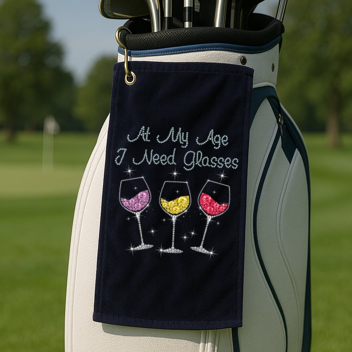 At My Age I Need Glasses  Golf Towel