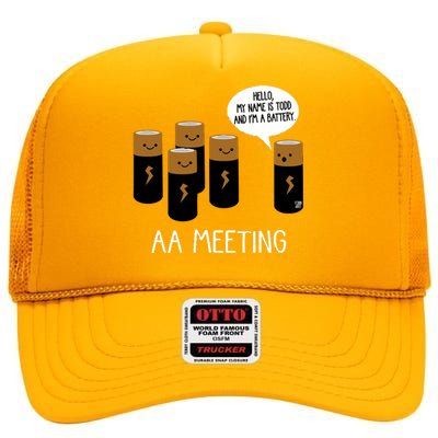 Aa Meeting High Crown Mesh Back Trucker Hat