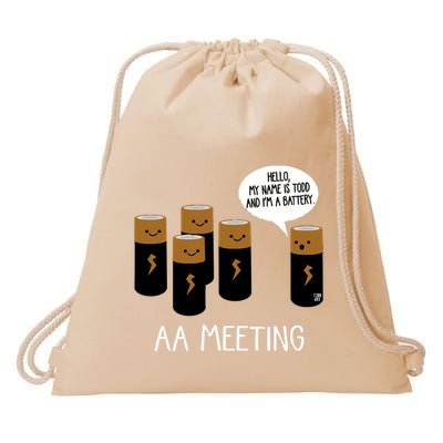 Aa Meeting Drawstring Bag