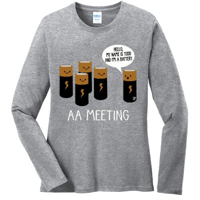 Aa Meeting Ladies Long Sleeve Shirt