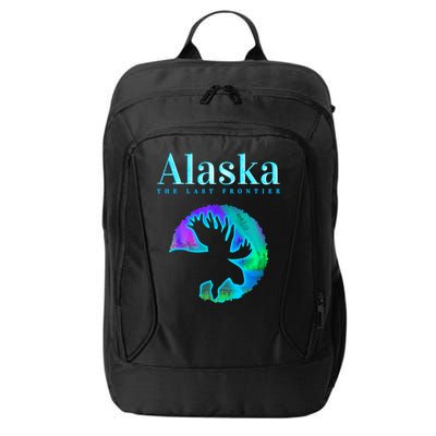 Alaska Moose Aurora Borealis The Last Frontier Funny Gift City Backpack