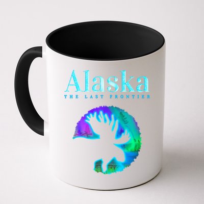 Alaska Moose Aurora Borealis The Last Frontier Funny Gift Mug