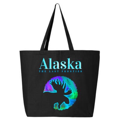 Alaska Moose Aurora Borealis The Last Frontier Funny Gift 25L Jumbo Tote