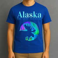 Alaska Moose Aurora Borealis The Last Frontier Funny Gift T-Shirt