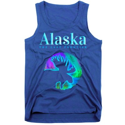 Alaska Moose Aurora Borealis The Last Frontier Funny Gift Tank Top