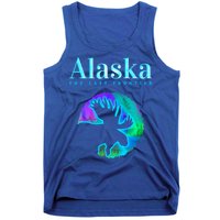 Alaska Moose Aurora Borealis The Last Frontier Funny Gift Tank Top