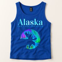 Alaska Moose Aurora Borealis The Last Frontier Funny Gift Tank Top