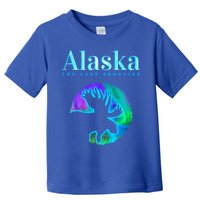Alaska Moose Aurora Borealis The Last Frontier Funny Gift Toddler T-Shirt