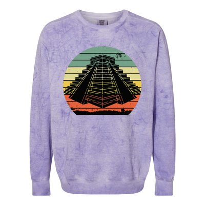 Aztec Mexican Art Cool Mayan Inca Love Perfect Gift Idea Colorblast Crewneck Sweatshirt