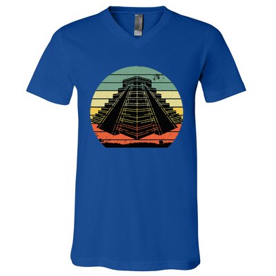 Aztec Mexican Art Cool Mayan Inca Love Perfect Gift Idea V-Neck T-Shirt