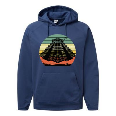 Aztec Mexican Art Cool Mayan Inca Love Perfect Gift Idea Performance Fleece Hoodie