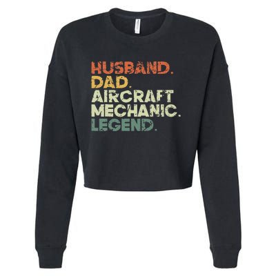 Airplane Mechanic Aircraft Maintenance Pilot Technician Cropped Pullover Crew