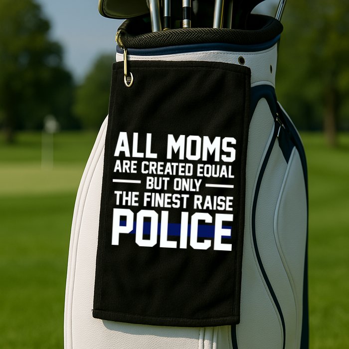 All Moms Are Created Equal But Only The Finest Raise Police Golf Towel
