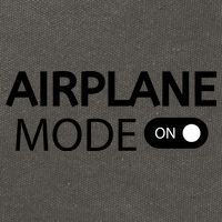 Airplane Mode Cotton Canvas Backpack