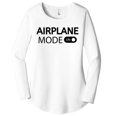 Airplane Mode Women's Perfect Tri Tunic Long Sleeve Shirt