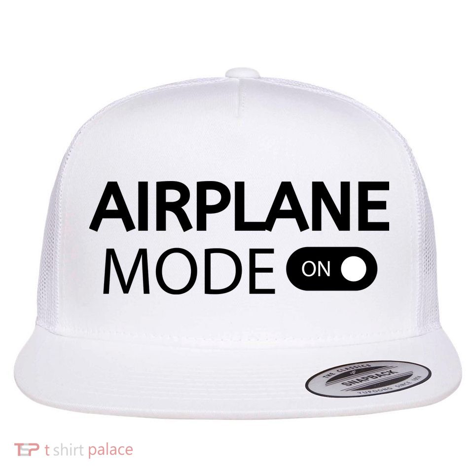 Airplane Mode Flatbill Hat