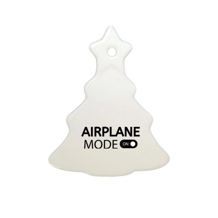 Airplane Mode Ceramic Tree Ornament