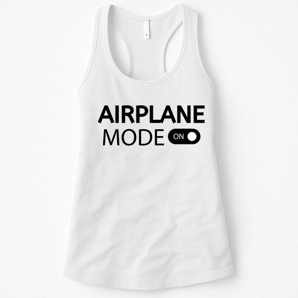 Airplane Mode Womens Tank Top