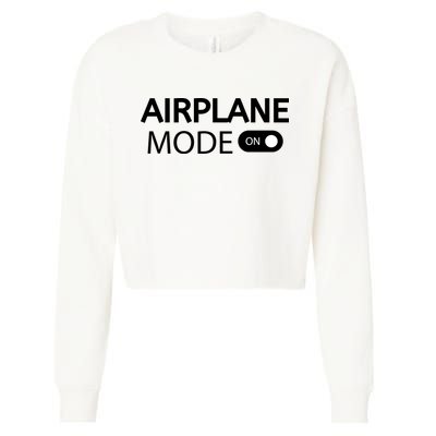 Airplane Mode Cropped Pullover Crew