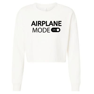 Airplane Mode Cropped Pullover Crew