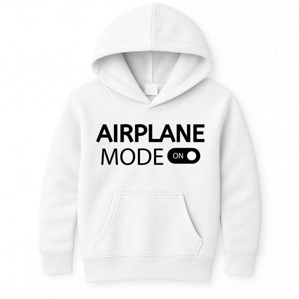 Airplane Mode Kids Hoodie