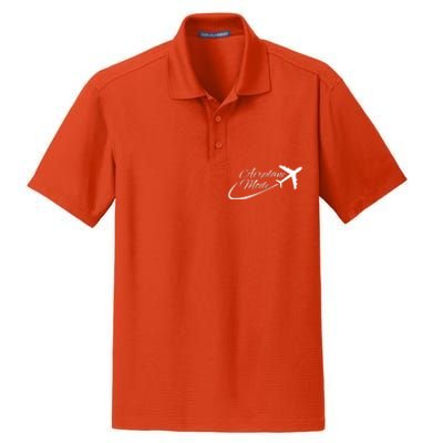 Airplane Mode Dry Zone Grid Polo