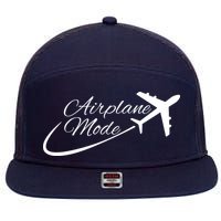 Airplane Mode 7 Panel Mesh Trucker Snapback Hat