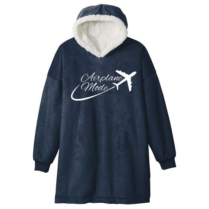 Airplane Mode Hooded Wearable Blanket