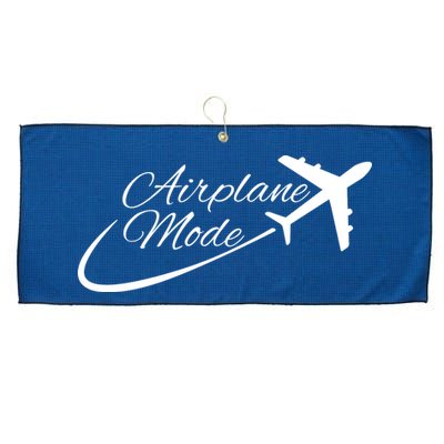 Airplane Mode Large Microfiber Waffle Golf Towel