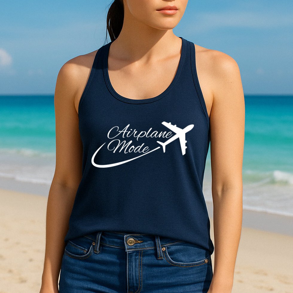 Airplane Mode Womens Tank Top