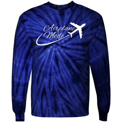 Airplane Mode Tie-Dye Long Sleeve Shirt