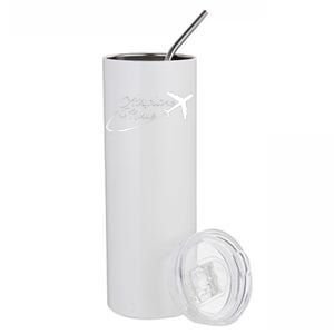 Airplane Mode Stainless Steel Tumbler