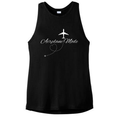 Airplane Mode Ladies PosiCharge Tri-Blend Wicking Tank