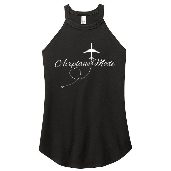 Airplane Mode Women's Perfect Tri Rocker Tank