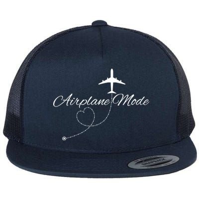 Airplane Mode Flatbill Hat