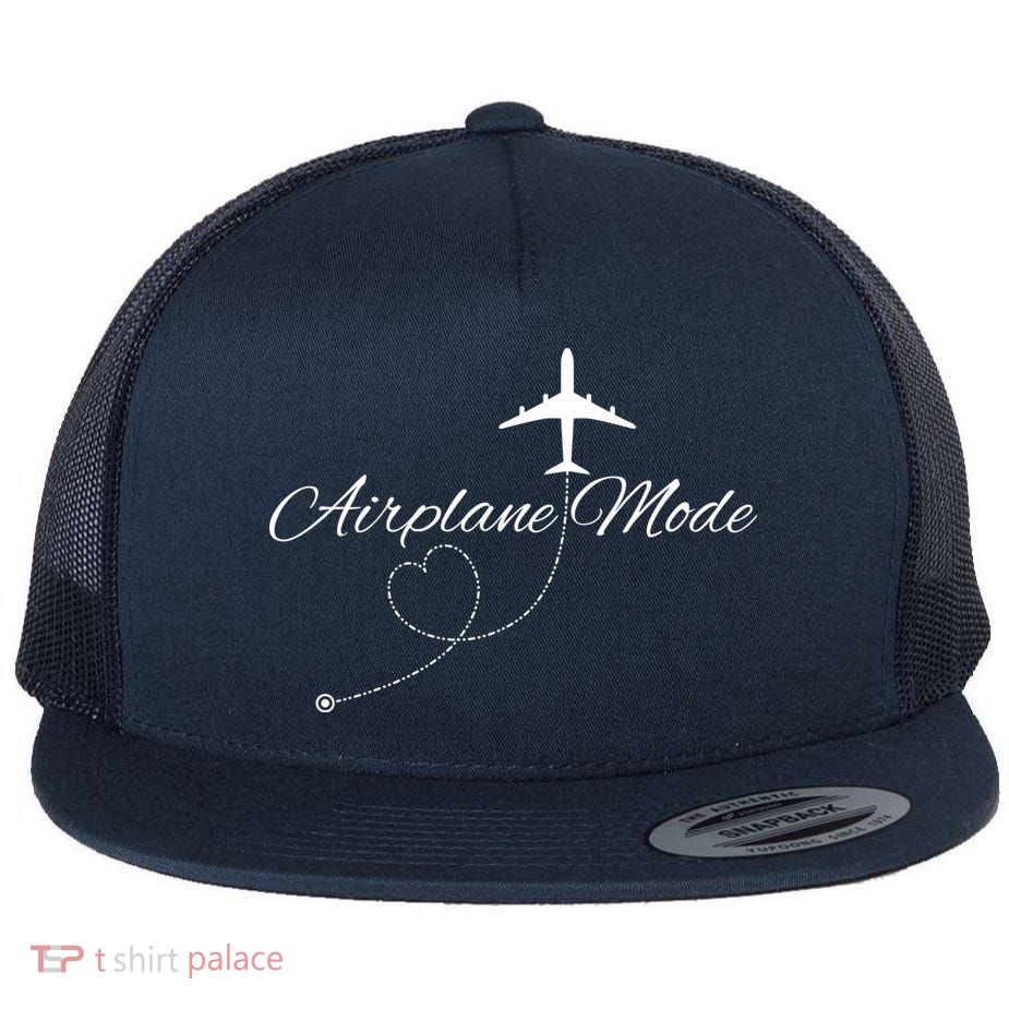 Airplane Mode Flatbill Hat