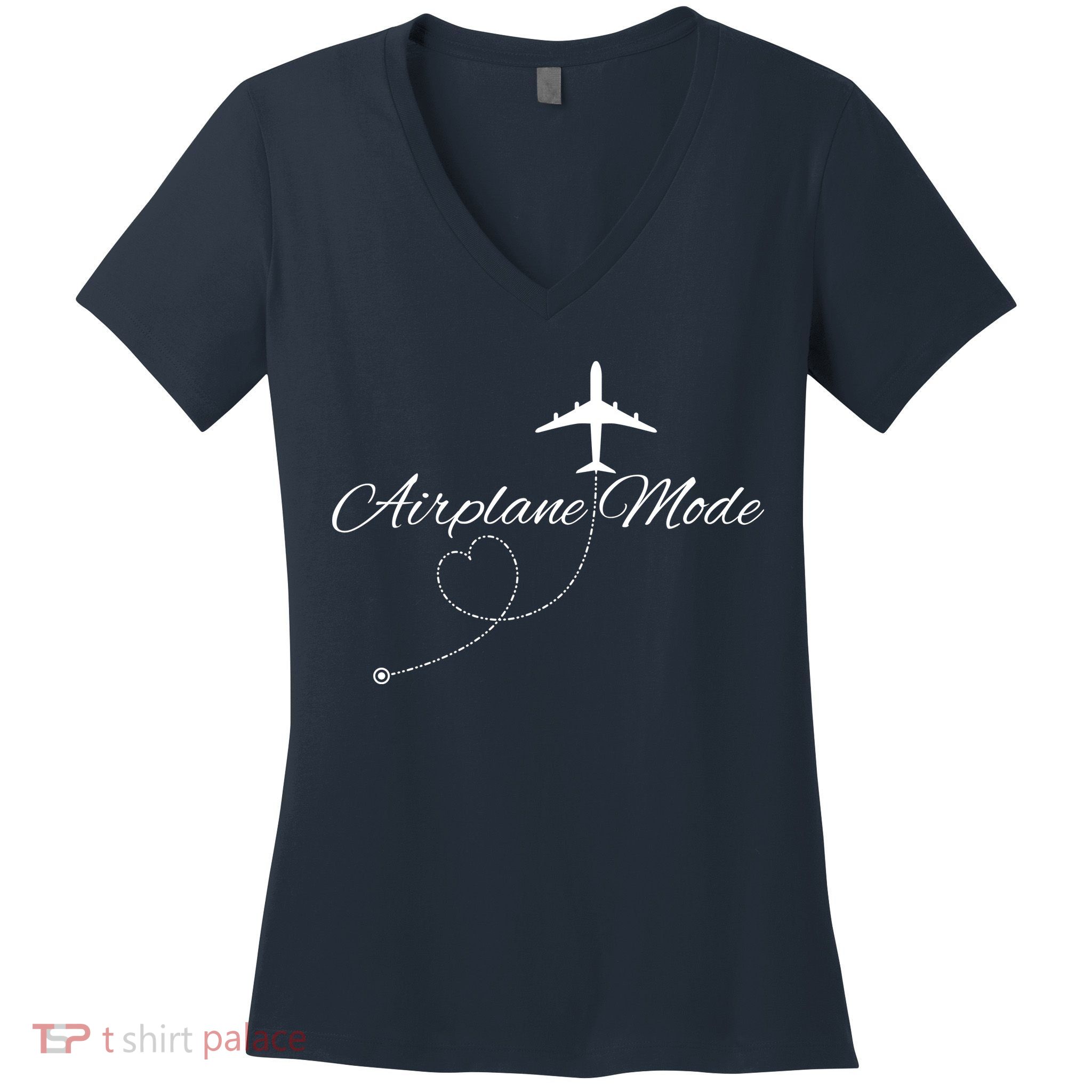 Airplane Mode Women's V-Neck T-Shirt