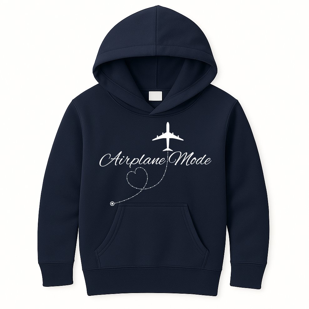 Airplane Mode Kids Hoodie