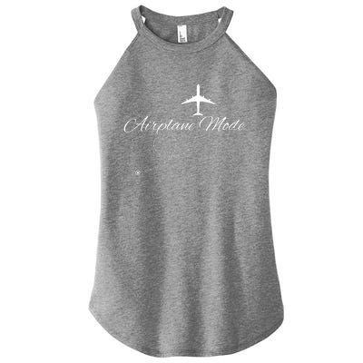 Airplane Mode Women's Perfect Tri Rocker Tank