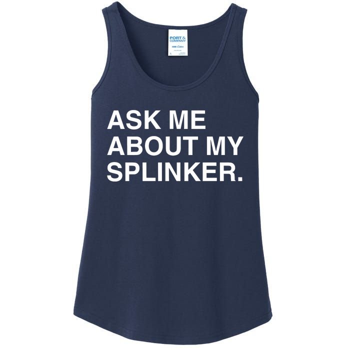 Ask Me About My Splinker Ladies Essential Tank