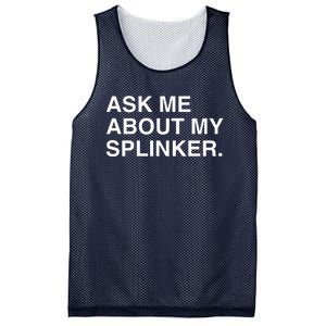 Ask Me About My Splinker Mesh Reversible Basketball Jersey Tank