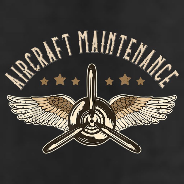 Aircraft Maintenance Airplane Mechanics Aircraft Mechanic 7 Panel Mesh Trucker Snapback Hat