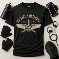 Aircraft Maintenance Airplane Mechanics Aircraft Mechanic Cooling Performance Crew T-Shirt