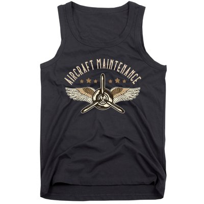 Aircraft Maintenance Airplane Mechanics Aircraft Mechanic Tank Top