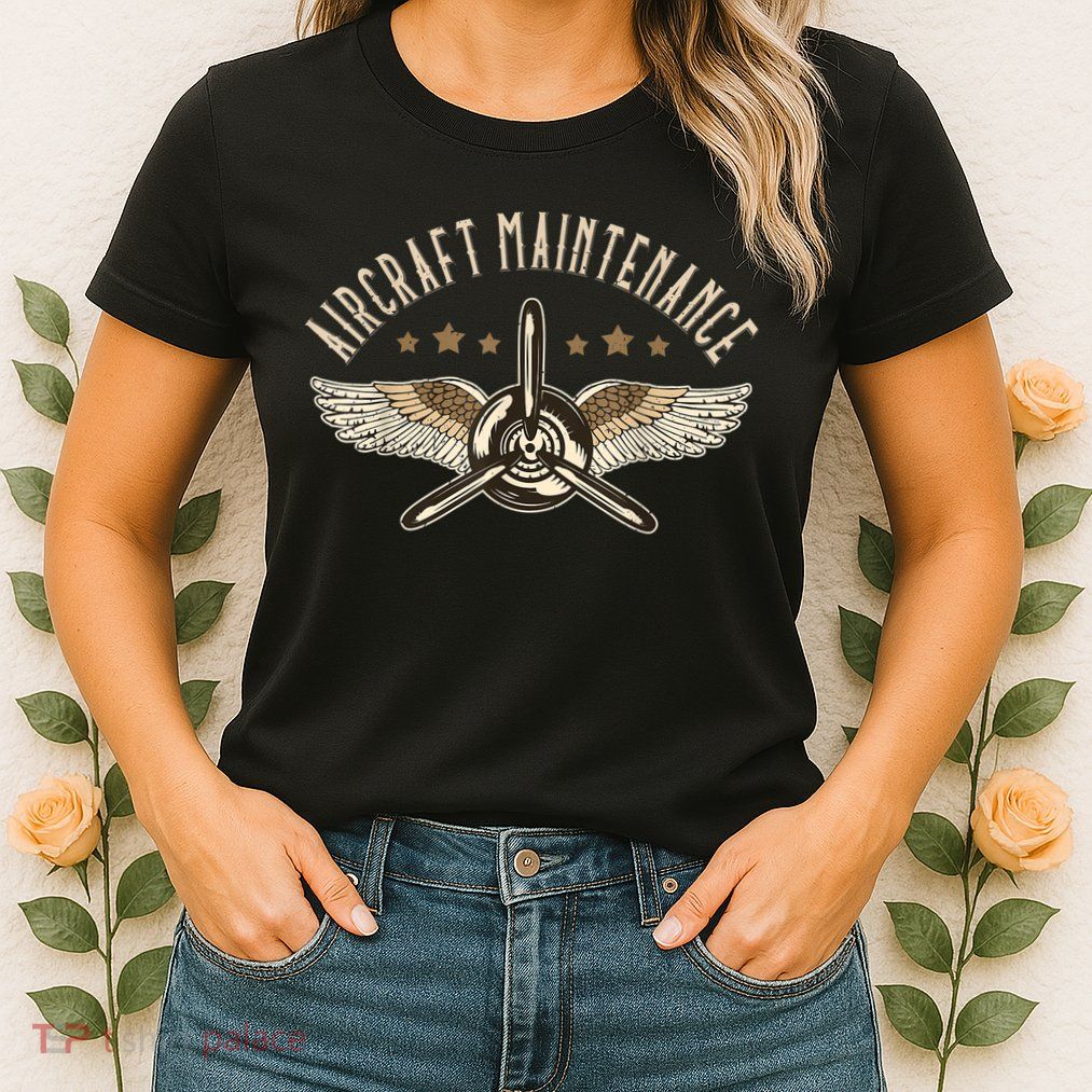 Aircraft Maintenance Airplane Mechanics Aircraft Mechanic Womens T-Shirt