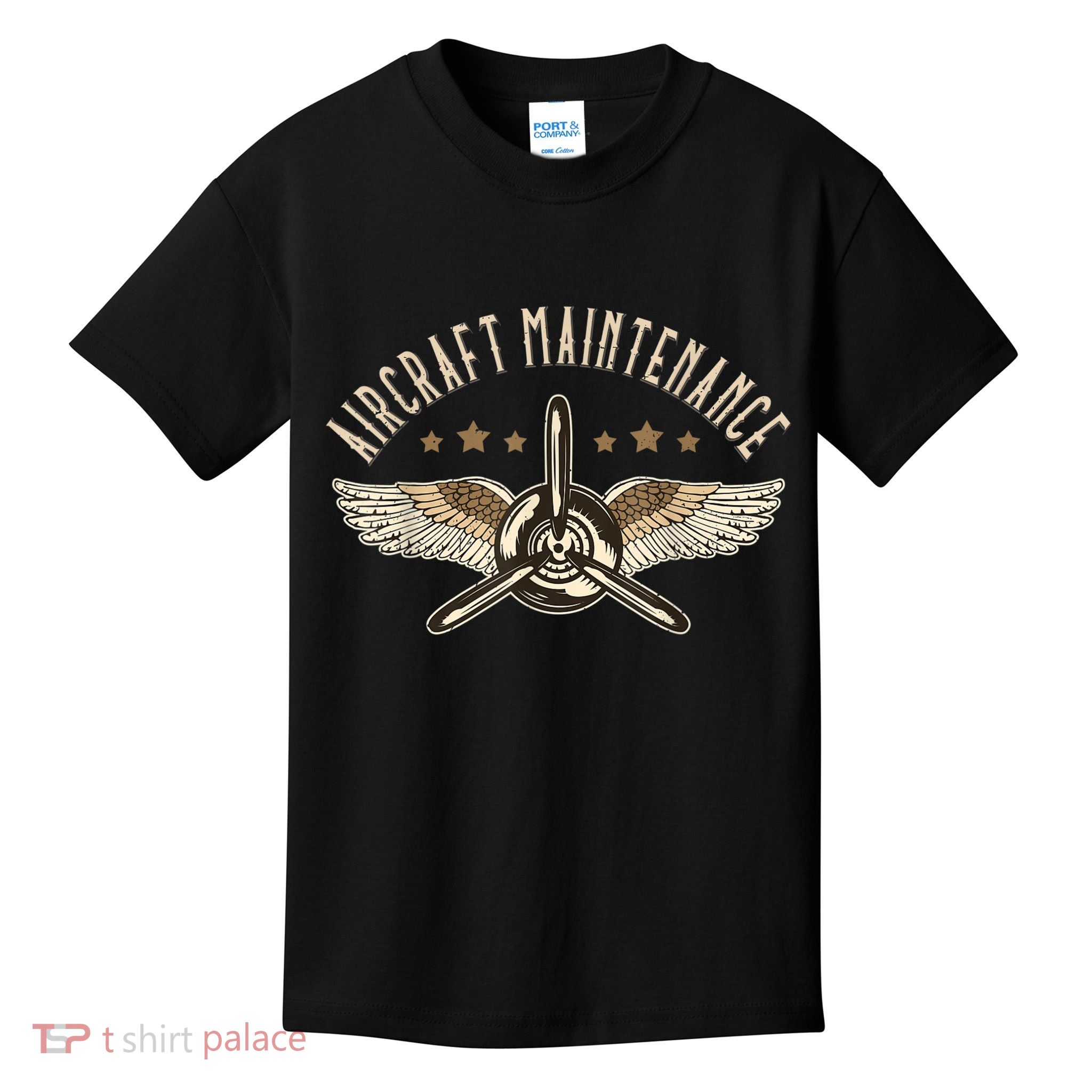 Aircraft Maintenance Airplane Mechanics Aircraft Mechanic Kids T-Shirt