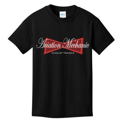 Aircraft Mechanic Aviation Airplane Mechanics Kids T-Shirt