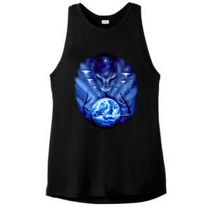 Alien Master Ladies PosiCharge Tri-Blend Wicking Tank