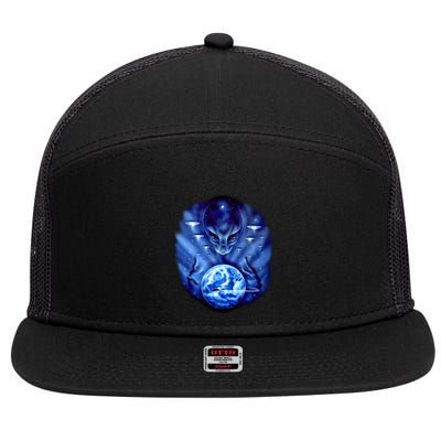 Alien Master 7 Panel Mesh Trucker Snapback Hat