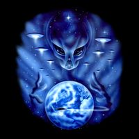 Alien Master Drawstring Bag